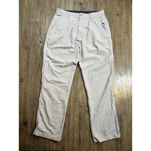 Rohan Fusion Trousers Mens 36 Long Beige Outdoor Hiking Walking Chino Pants